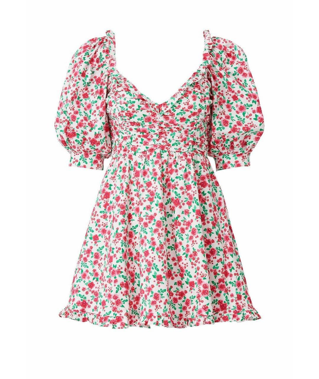 FOR LOVE AND LEMONS Хлопко-эластановое повседневное платье, фото 9