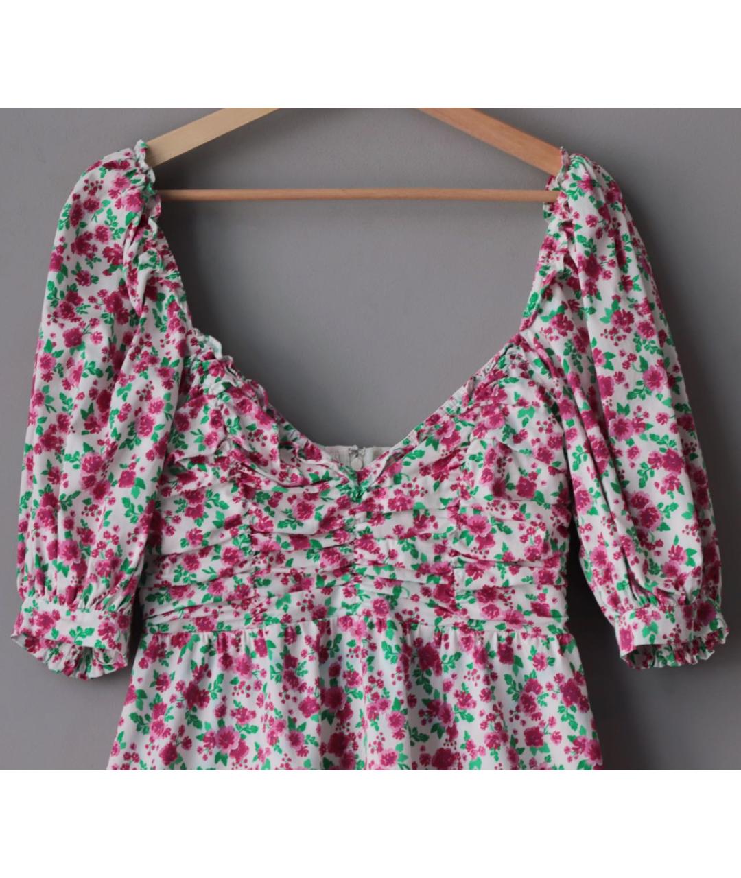 FOR LOVE AND LEMONS Хлопко-эластановое повседневное платье, фото 5