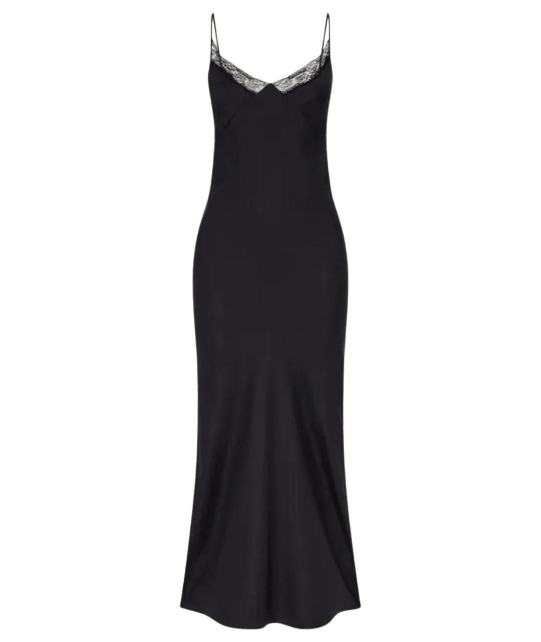 THE ROW Черное шелковое вечернее платье, фото 1