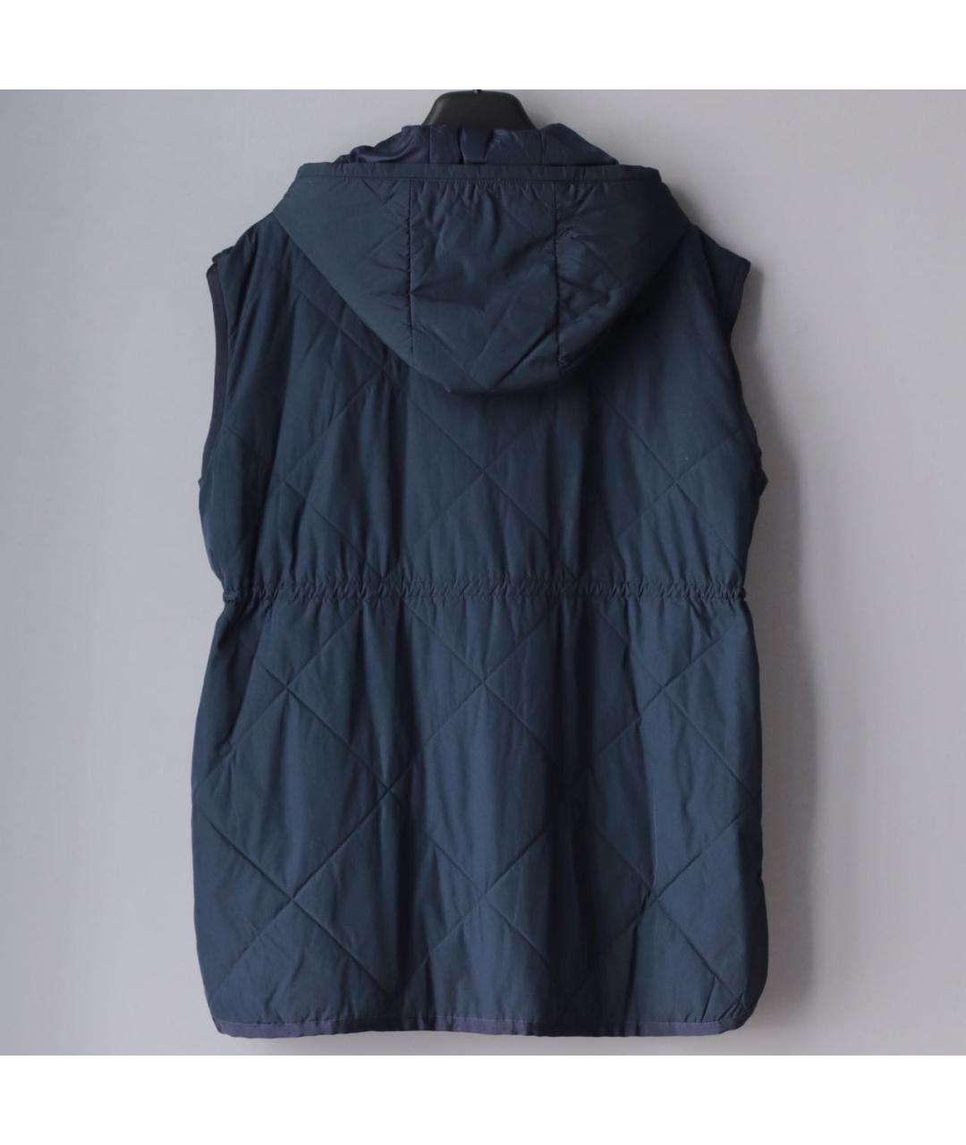 WEEKEND MAX MARA Синяя полиэстеровая куртка, фото 5
