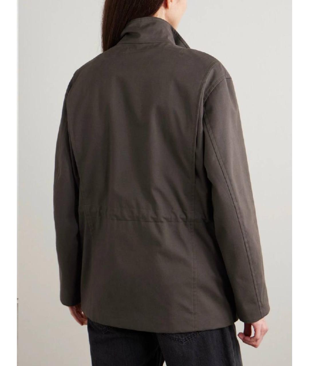 THE ROW Коричневая хлопковая куртка, фото 4
