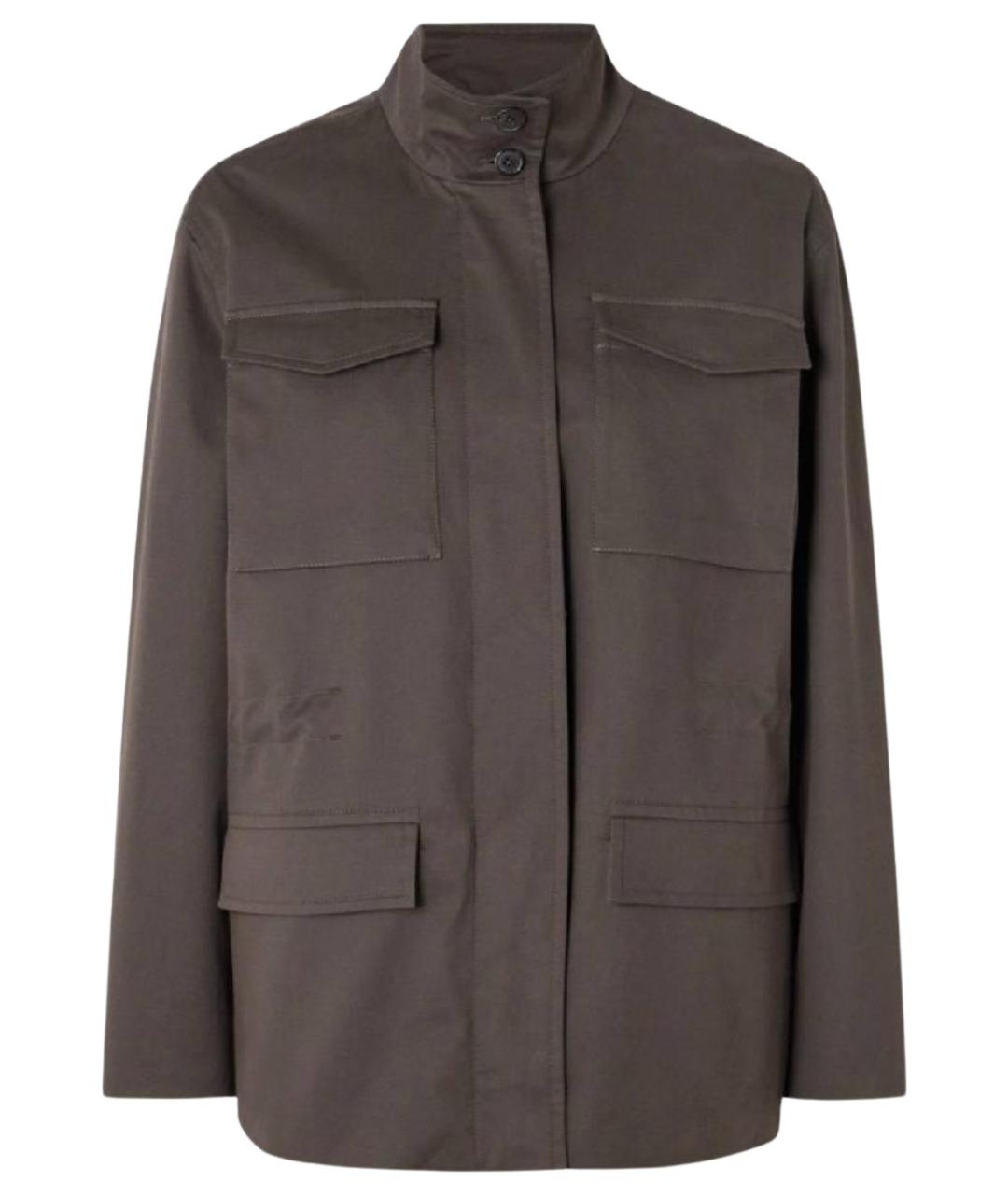 THE ROW Коричневая хлопковая куртка, фото 1