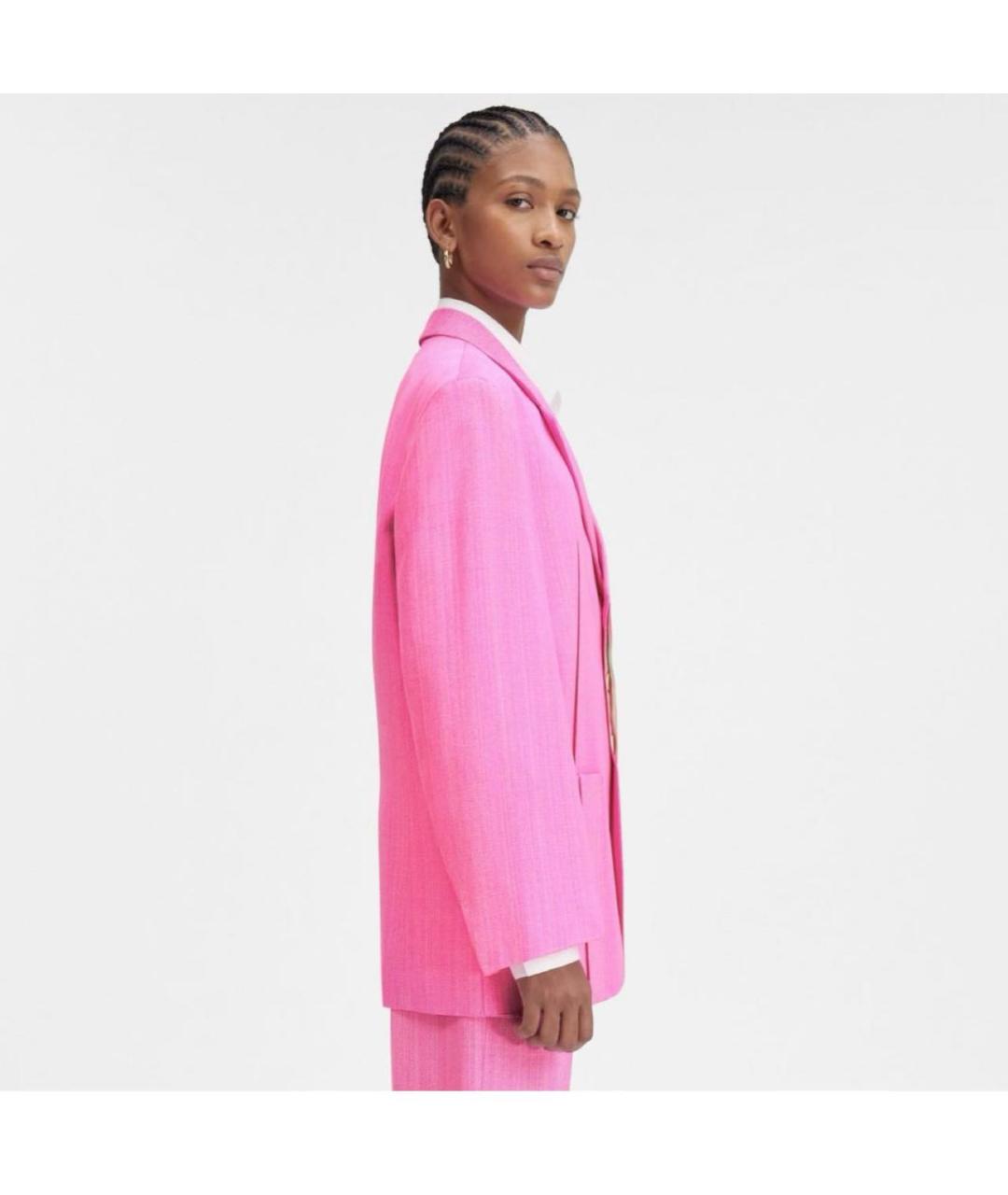 JACQUEMUS Фуксия вискозный жакет/пиджак, фото 5