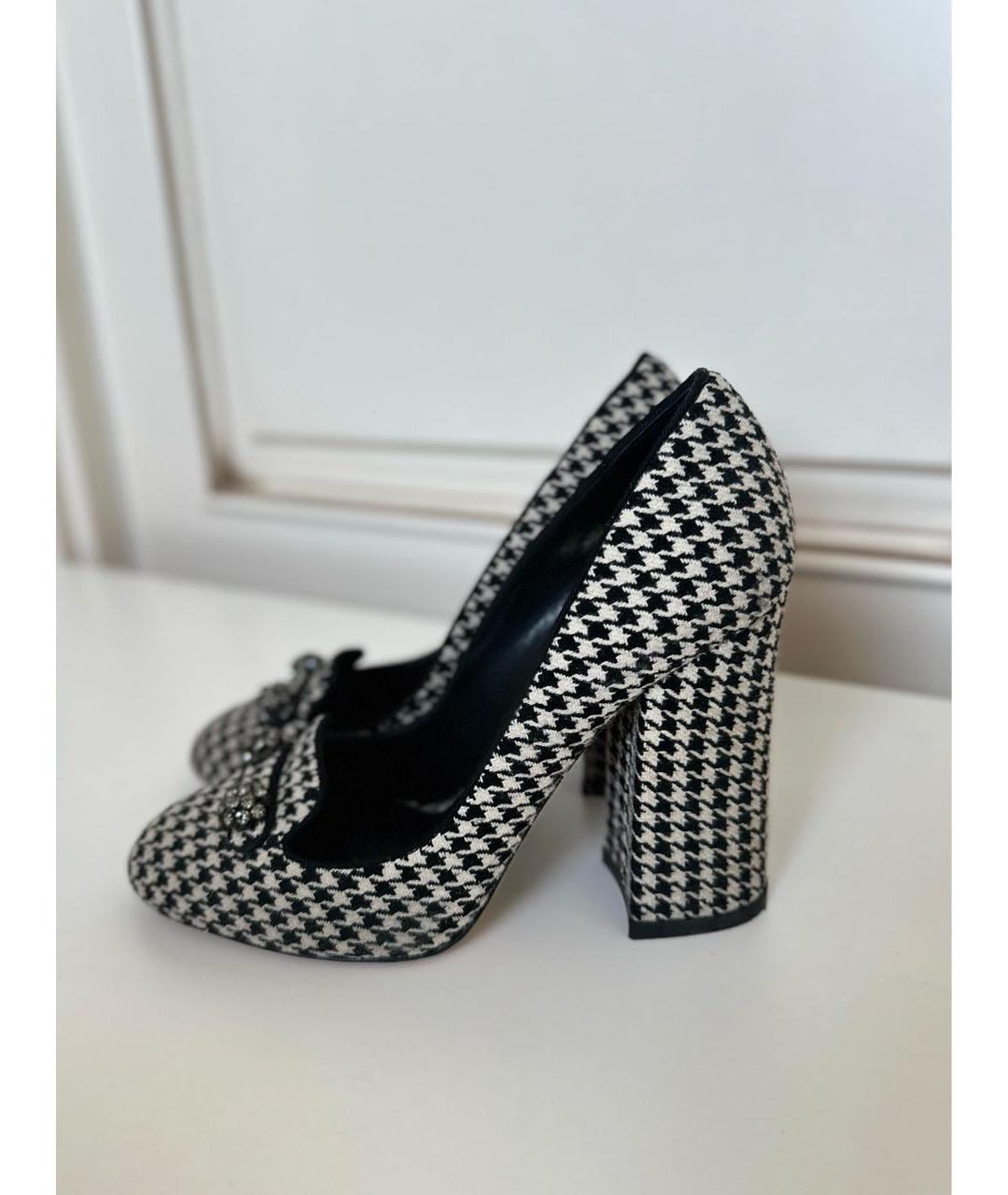 DOLCE&GABBANA Мульти текстильные туфли, фото 7