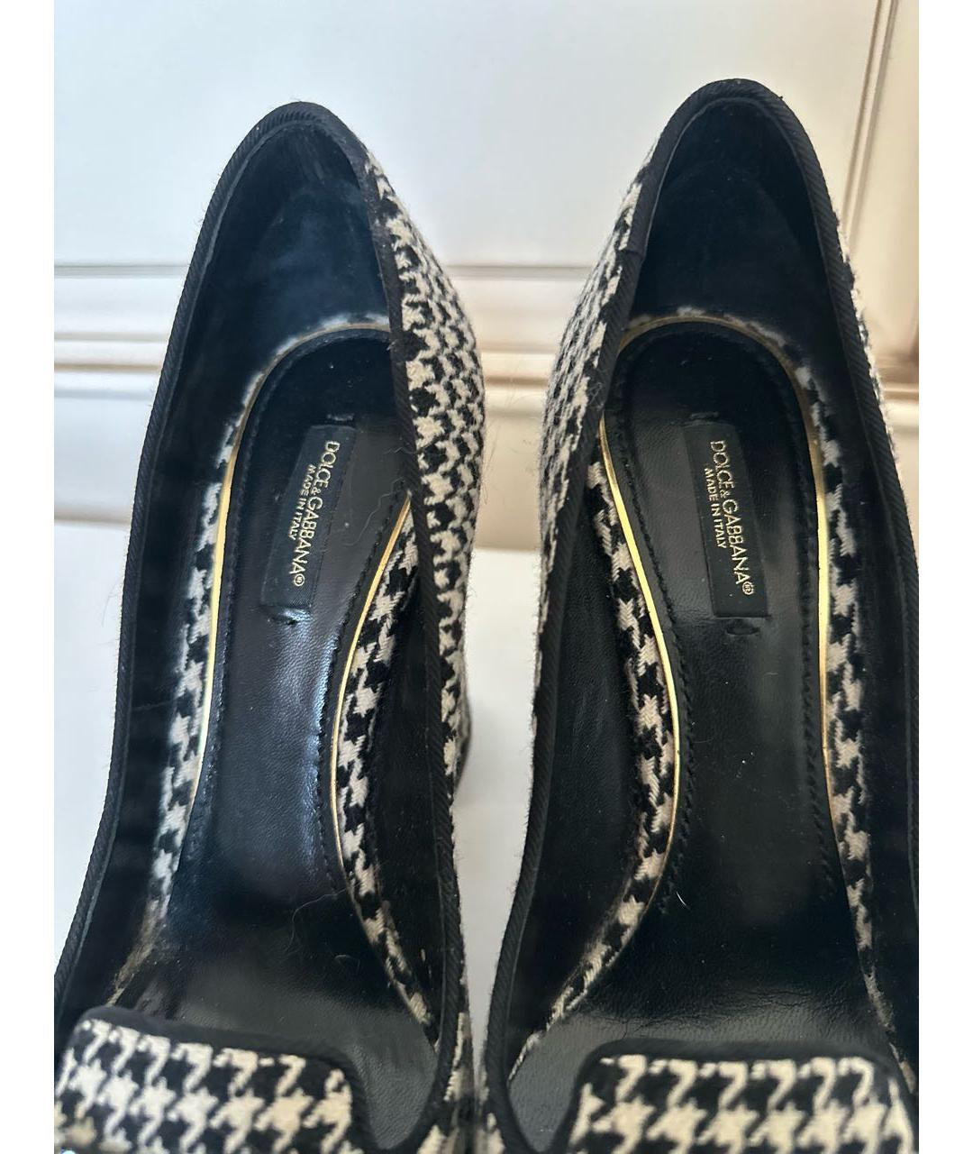 DOLCE&GABBANA Мульти текстильные туфли, фото 3