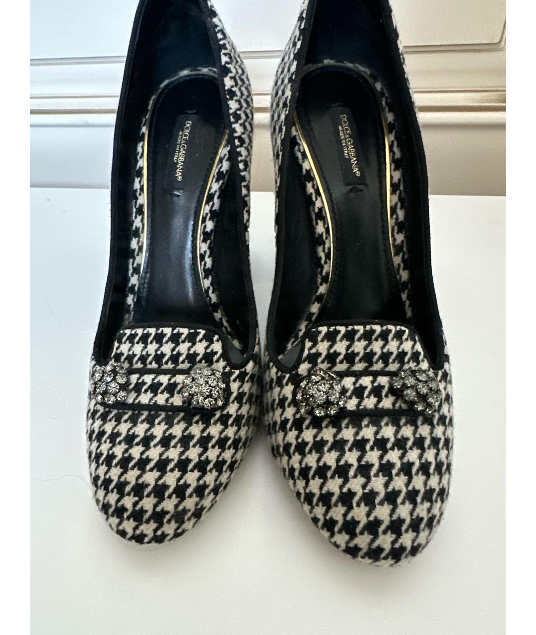 DOLCE&GABBANA Мульти текстильные туфли, фото 2