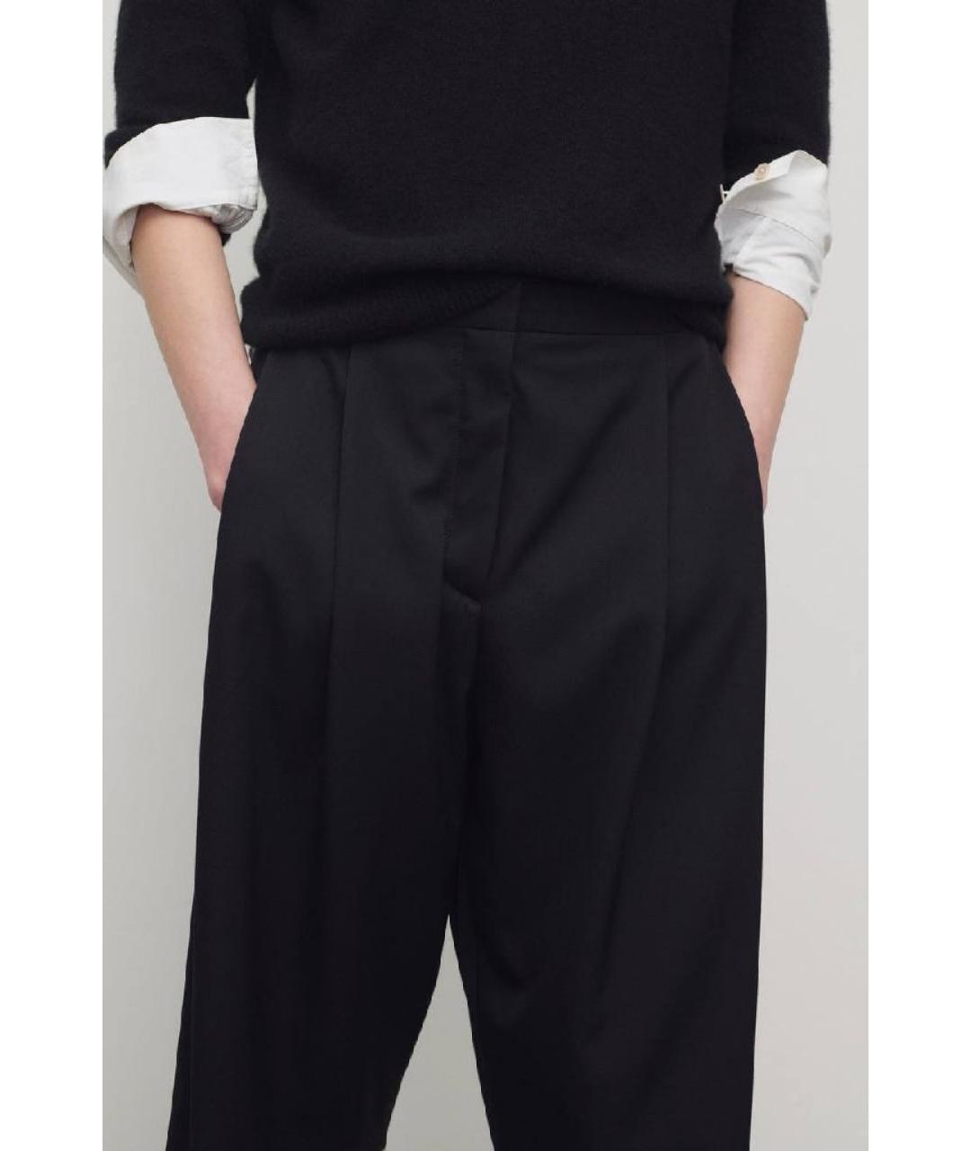 THE ROW Черные шелковые шорты, фото 5