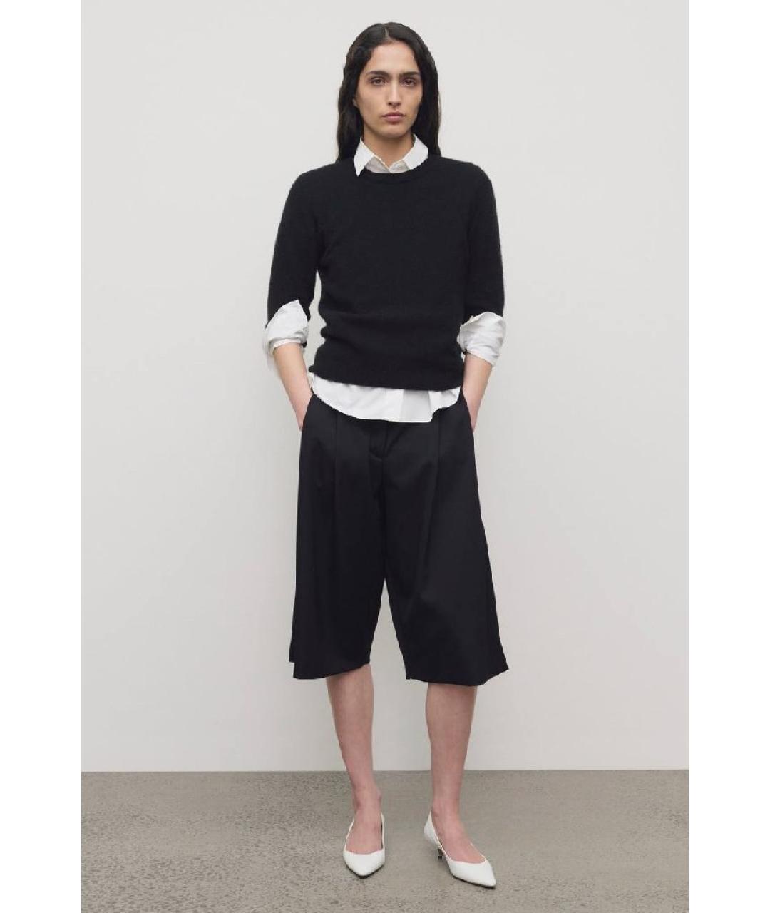 THE ROW Черные шелковые шорты, фото 2