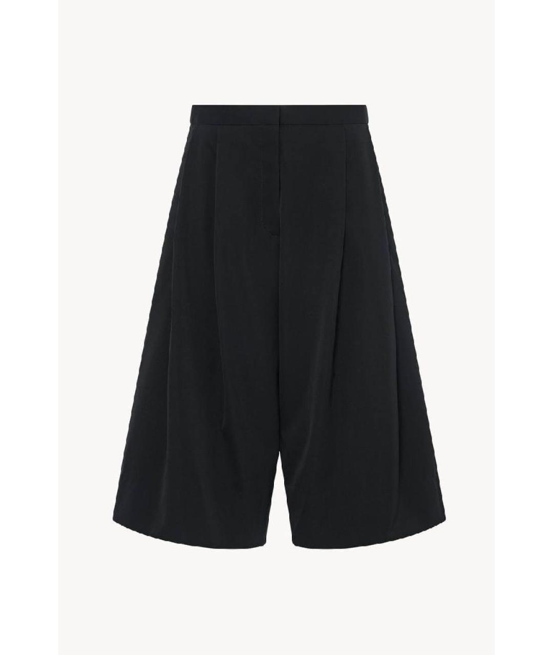 THE ROW Черные шелковые шорты, фото 6