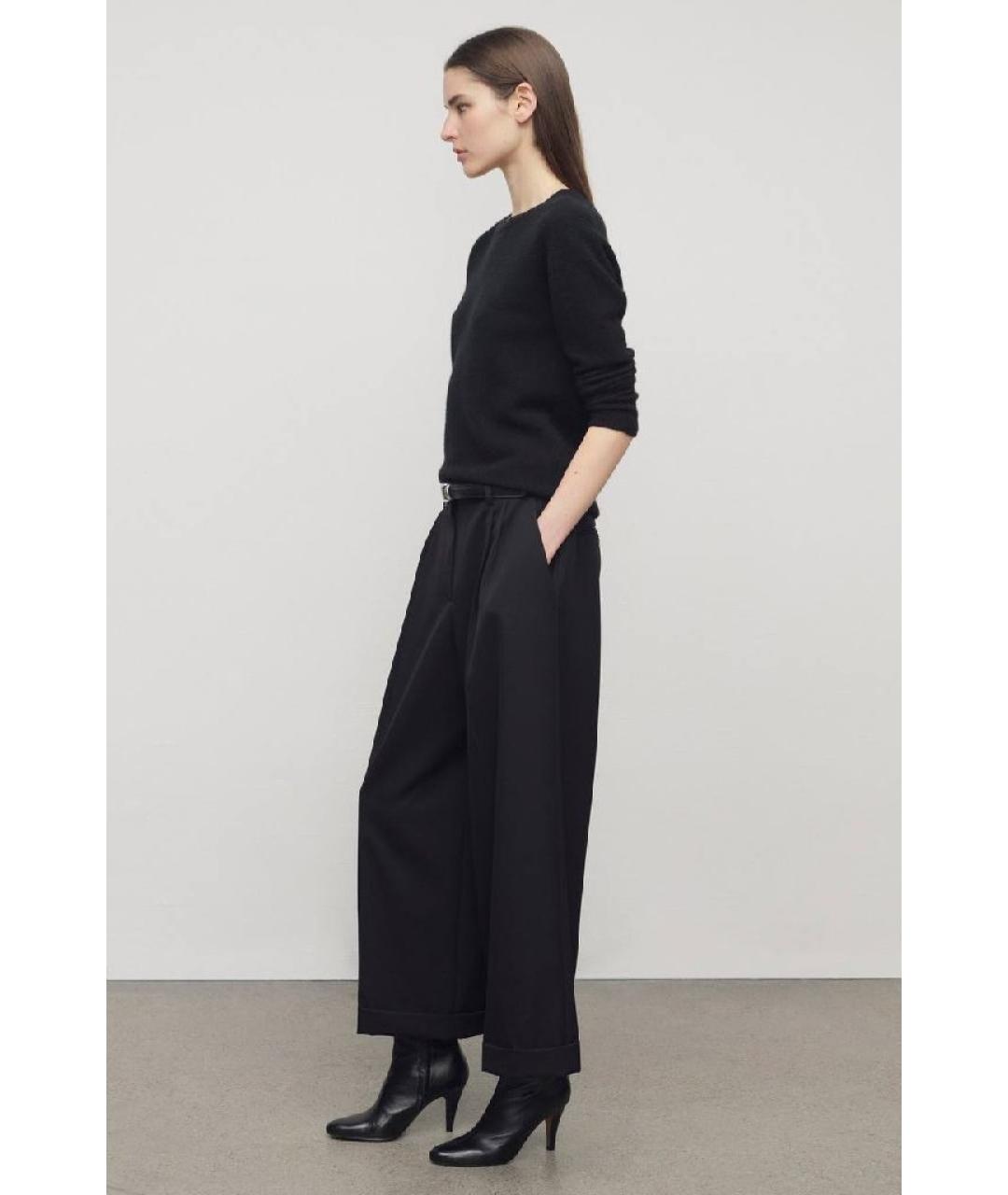 THE ROW Черные шелковые кюлоты, фото 5