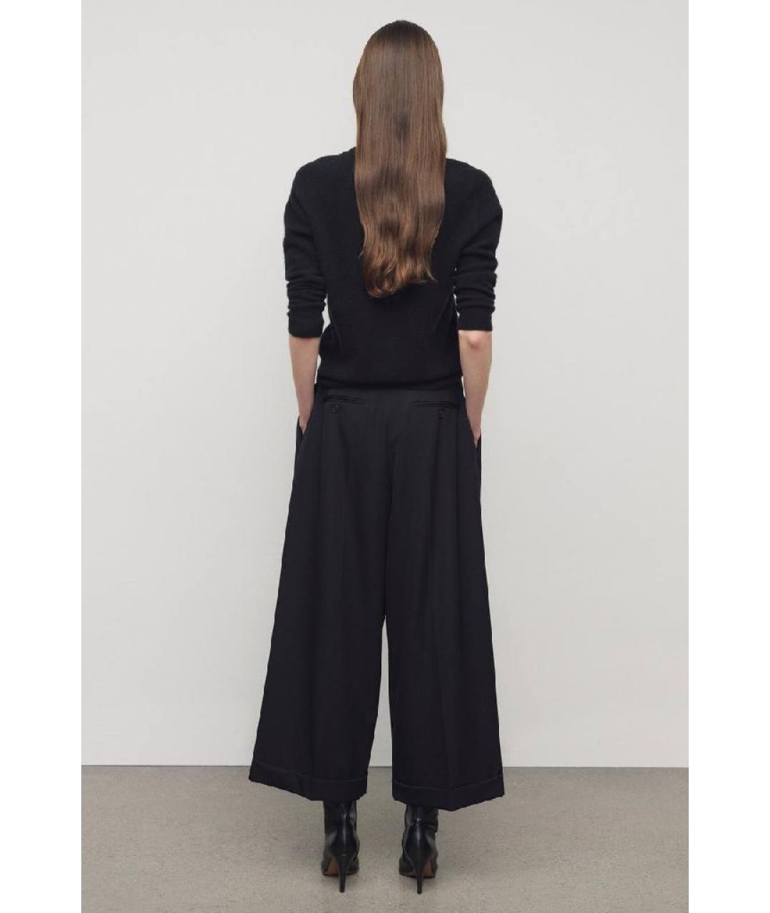 THE ROW Черные шелковые кюлоты, фото 4