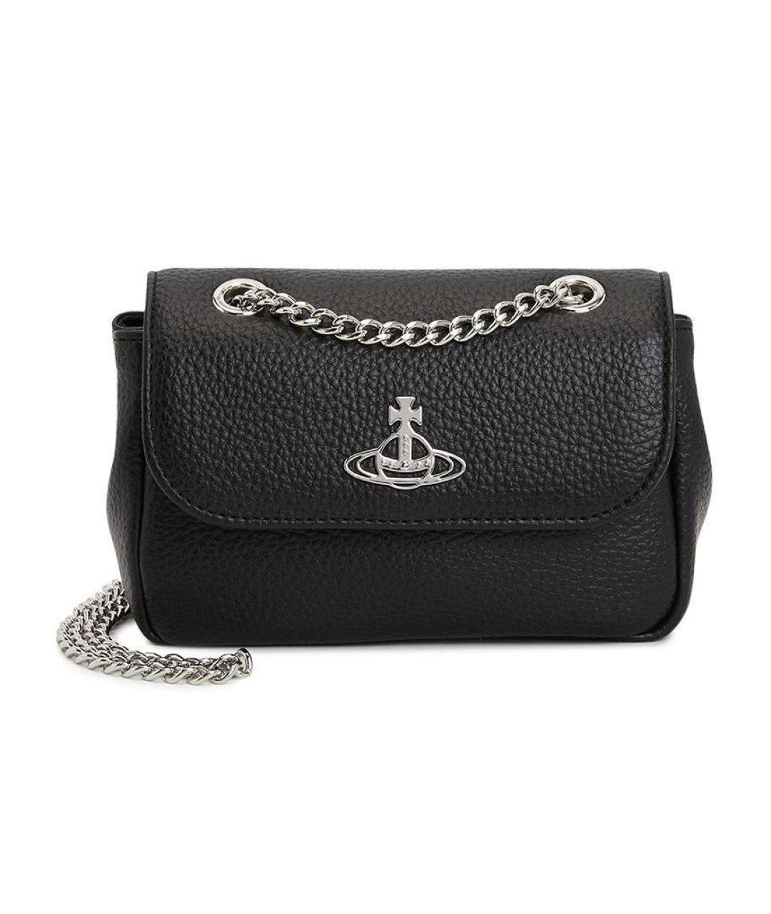 VIVIENNE WESTWOOD Черная сумка через плечо, фото 1