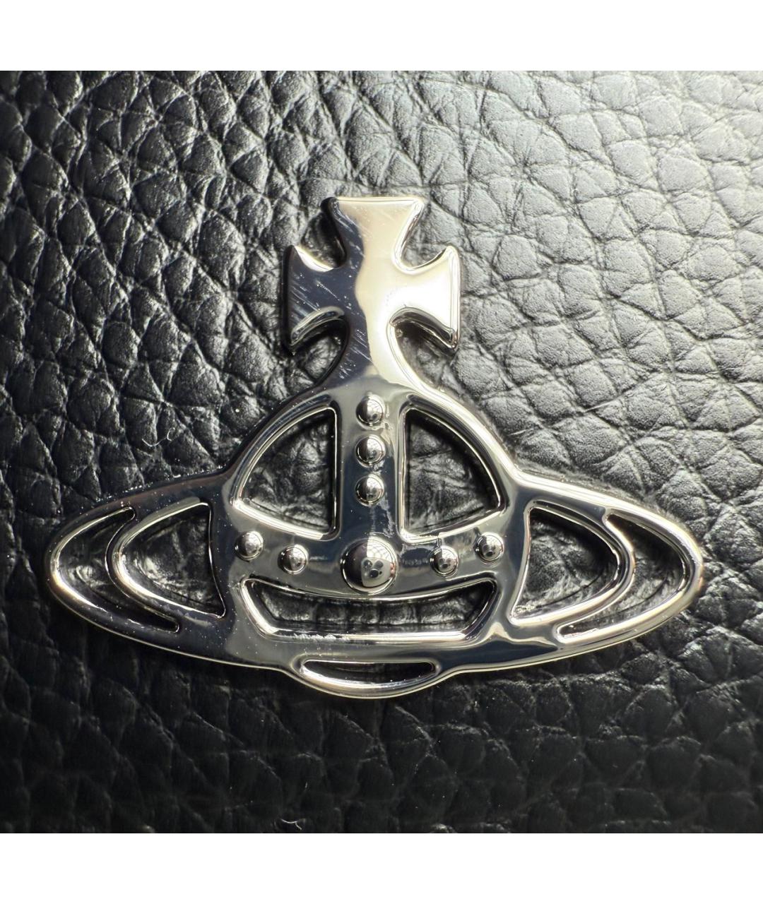 VIVIENNE WESTWOOD Черная сумка через плечо, фото 3