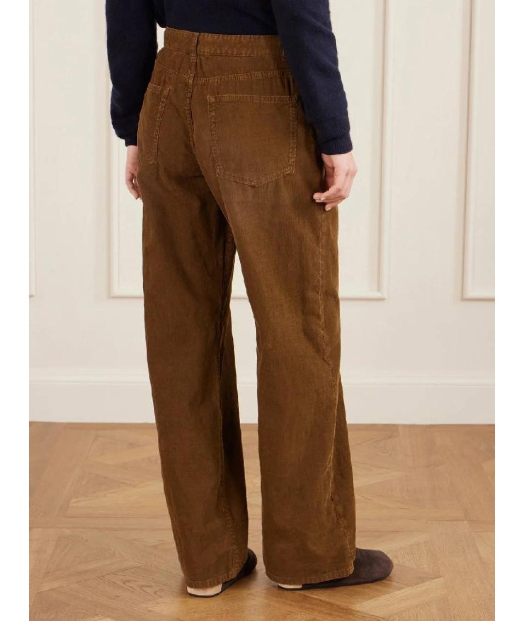 THE ROW Горчичные брюки широкие, фото 3