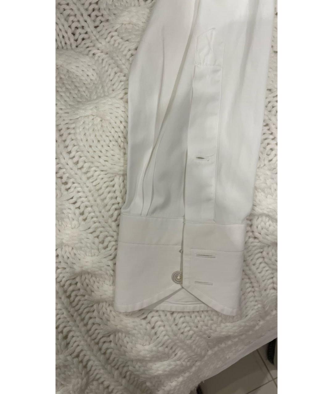 TOM FORD Белая хлопковая классическая рубашка, фото 4