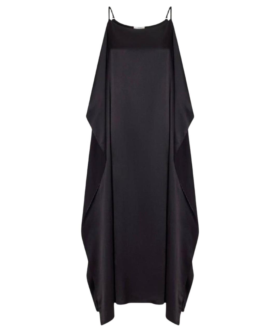 THE ROW Черное шелковое вечернее платье, фото 1