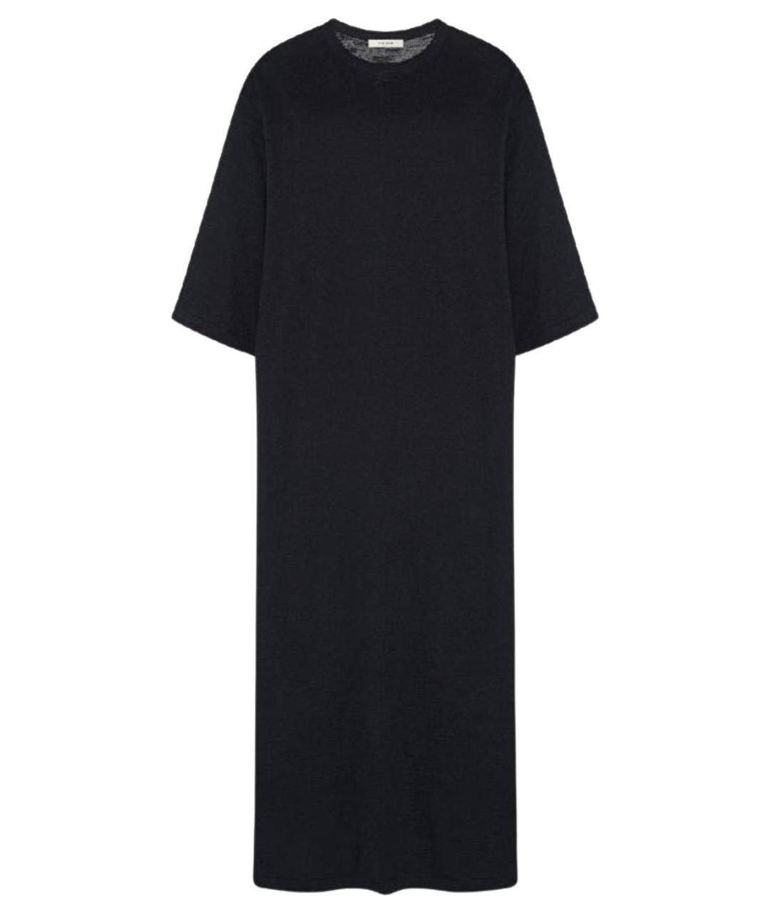 THE ROW Черное хлопковое повседневное платье, фото 1
