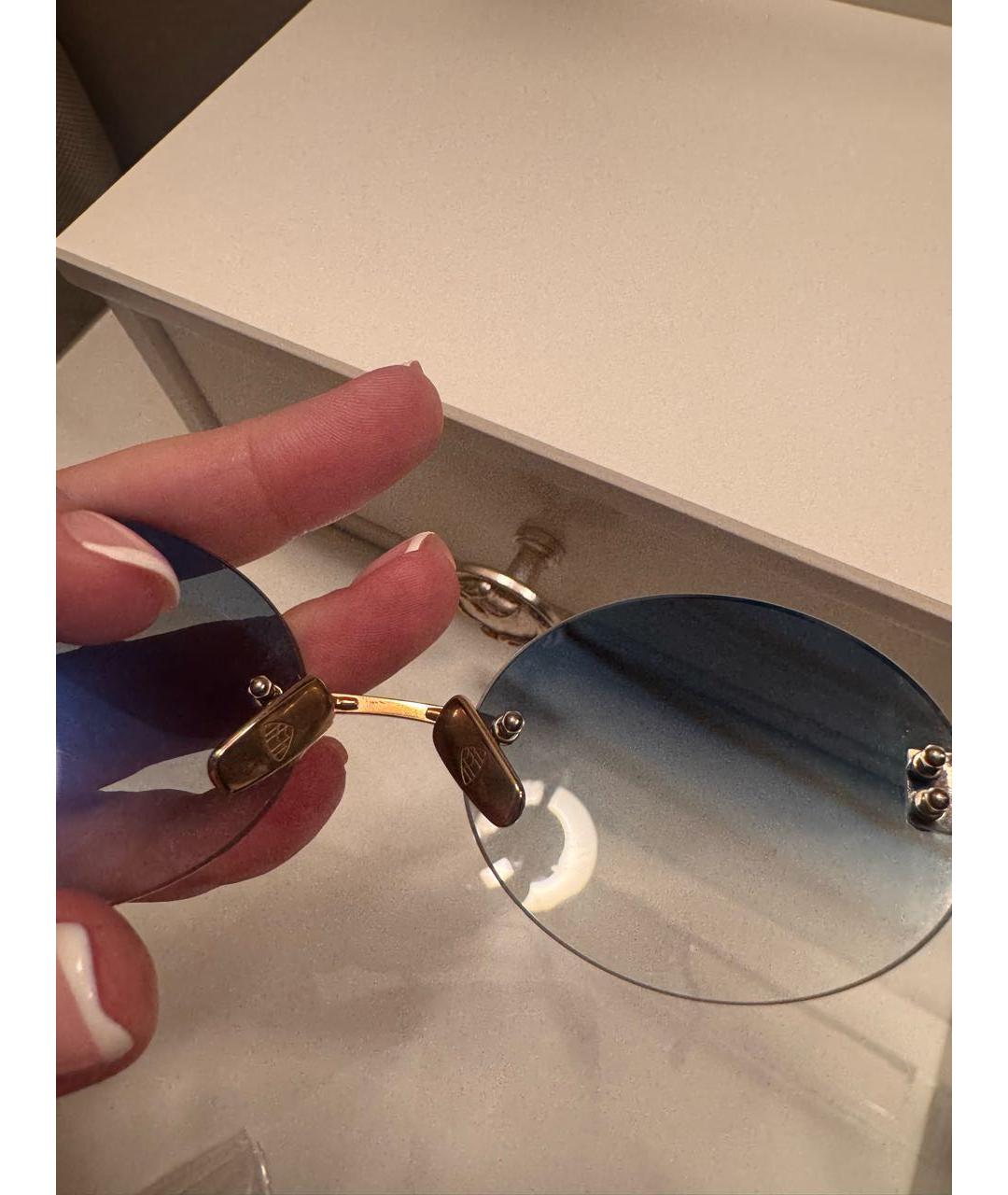 MAYBACH Зеленые деревянные солнцезащитные очки, фото 5