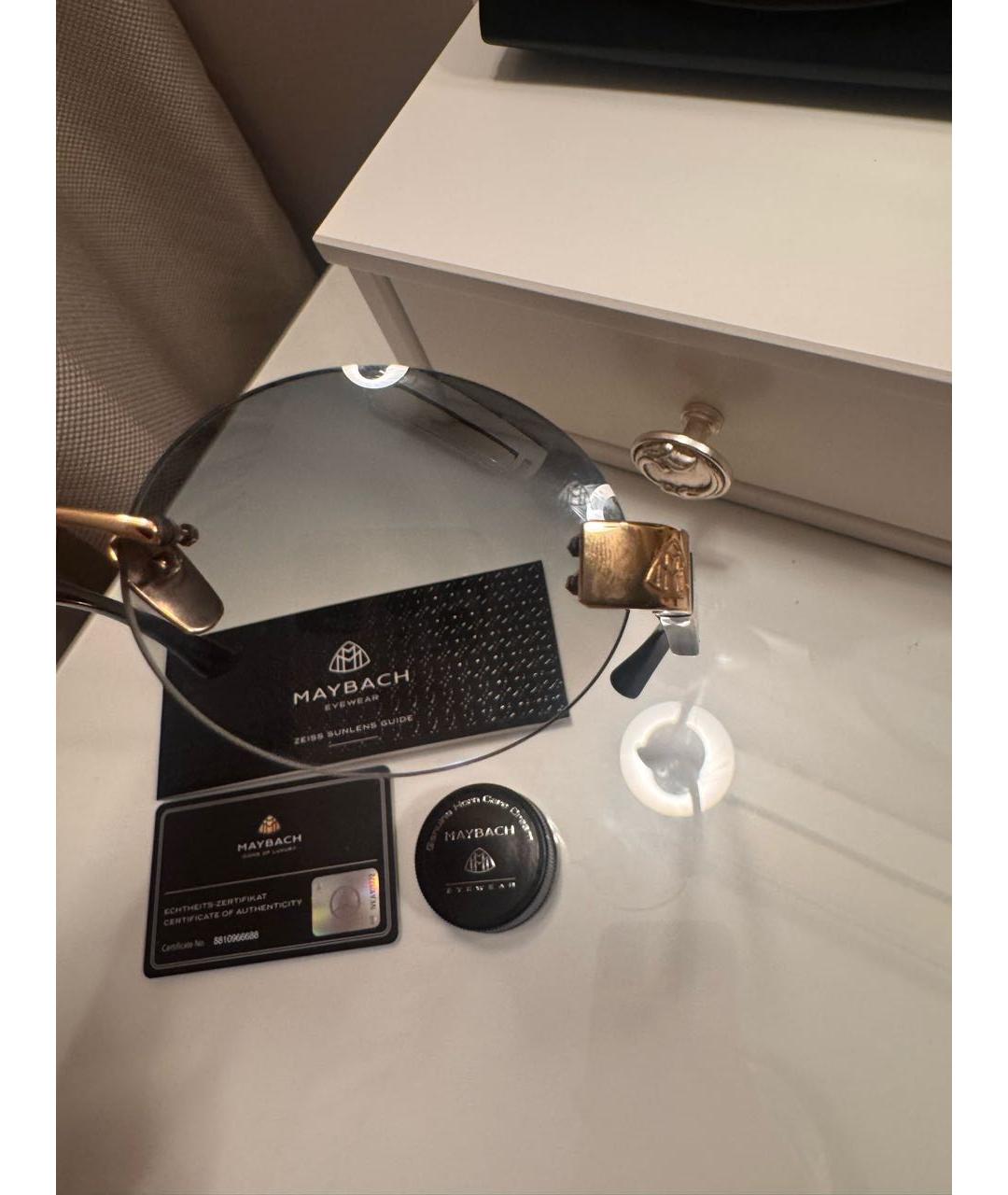 MAYBACH Зеленые деревянные солнцезащитные очки, фото 7