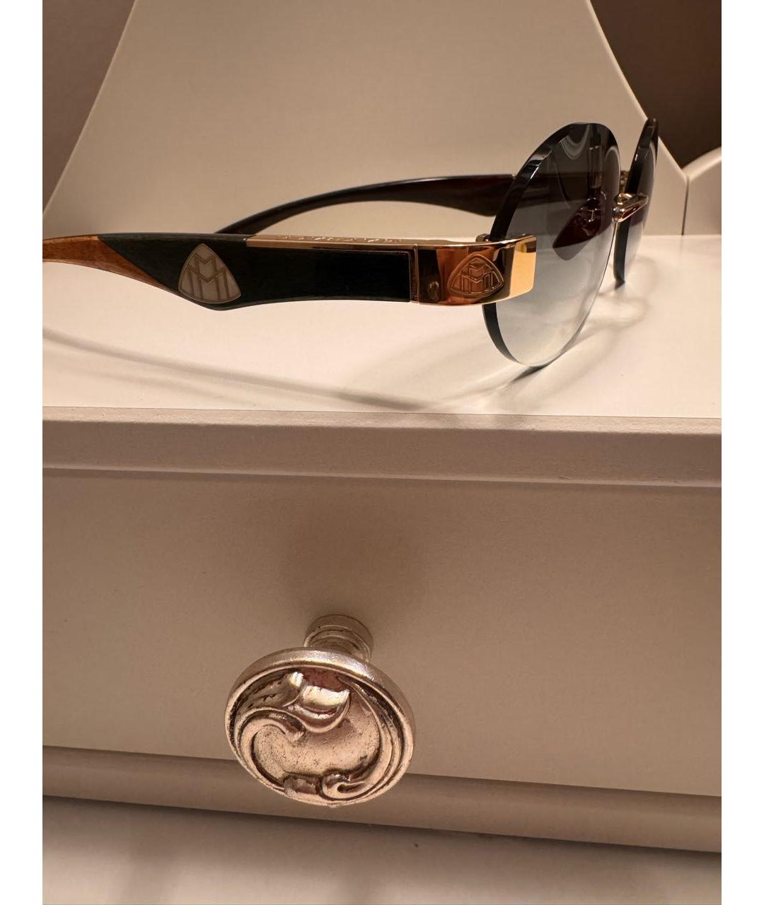 MAYBACH Зеленые деревянные солнцезащитные очки, фото 3