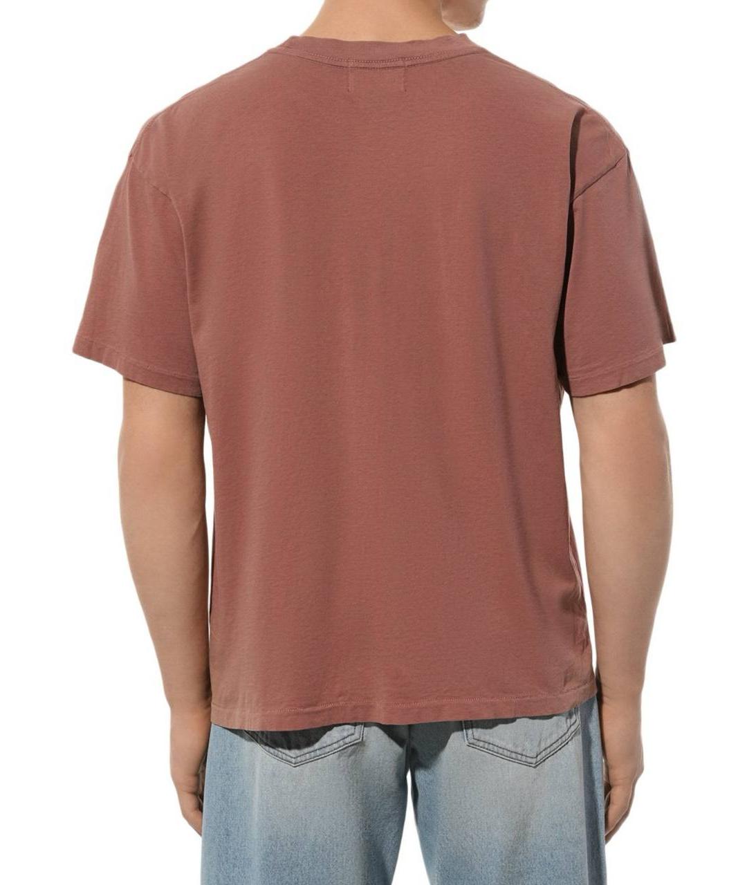 Enfants Riches Déprimés Коричневая хлопковая футболка, фото 7