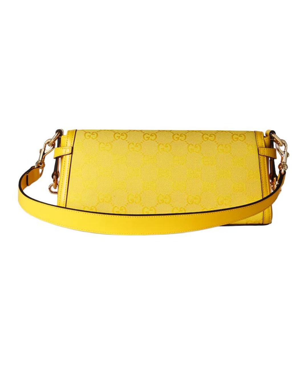 GUCCI Желтая сумка через плечо, фото 4