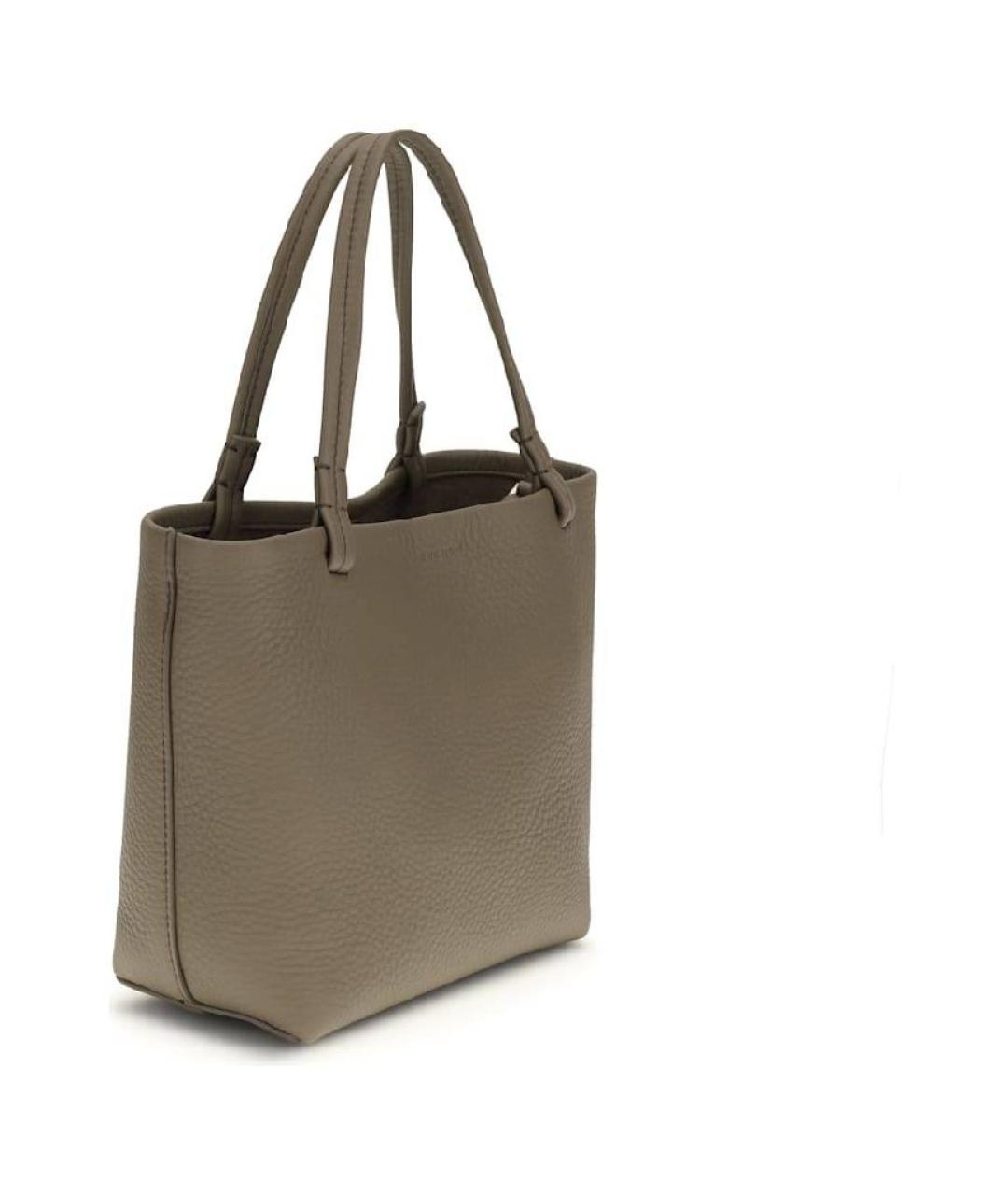 THE ROW Бежевая кожаная сумка через плечо, фото 2