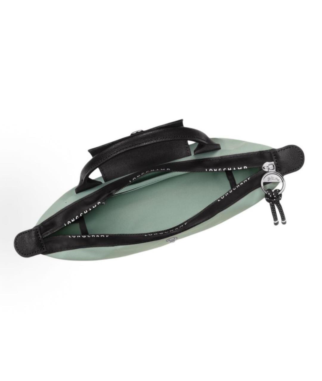 LONGCHAMP Зеленая сумка с короткими ручками, фото 3