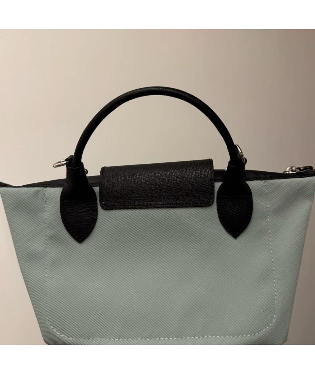LONGCHAMP Зеленая сумка с короткими ручками, фото 6