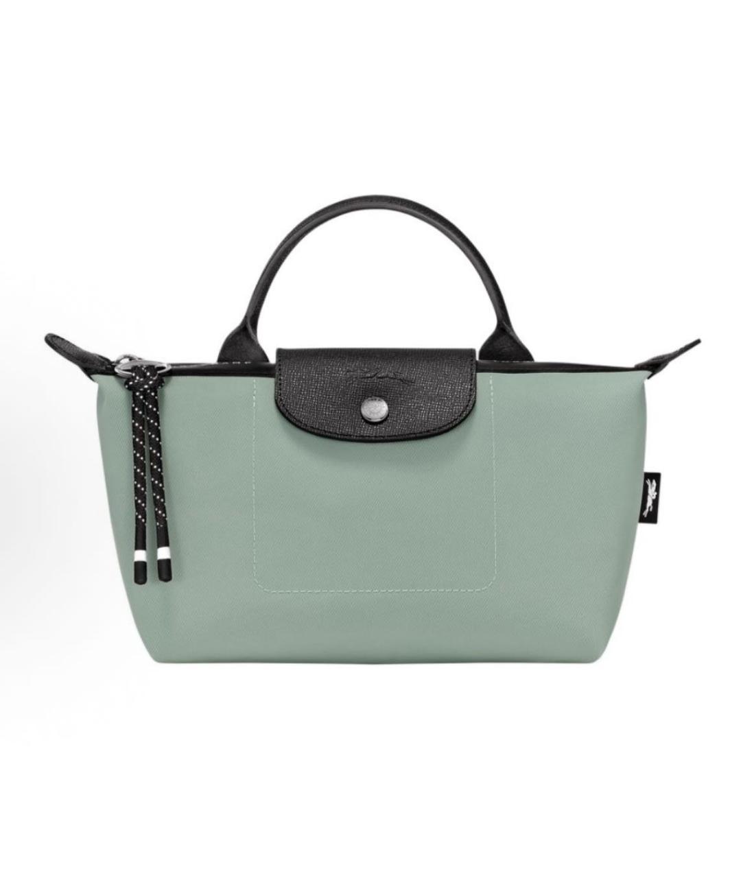 LONGCHAMP Зеленая сумка с короткими ручками, фото 9