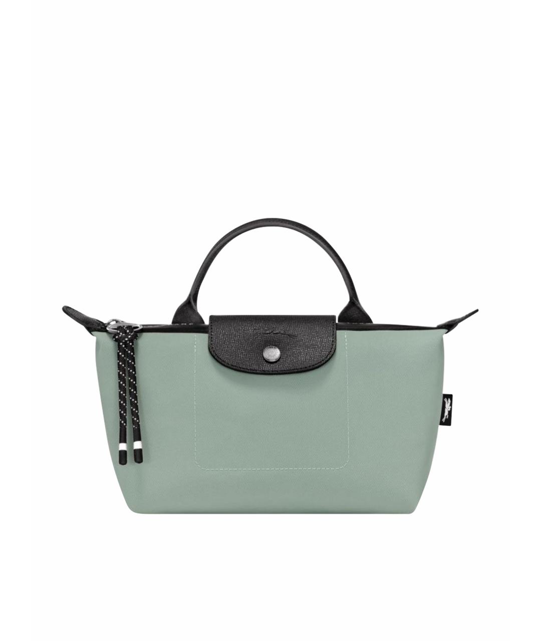 LONGCHAMP Зеленая сумка с короткими ручками, фото 10