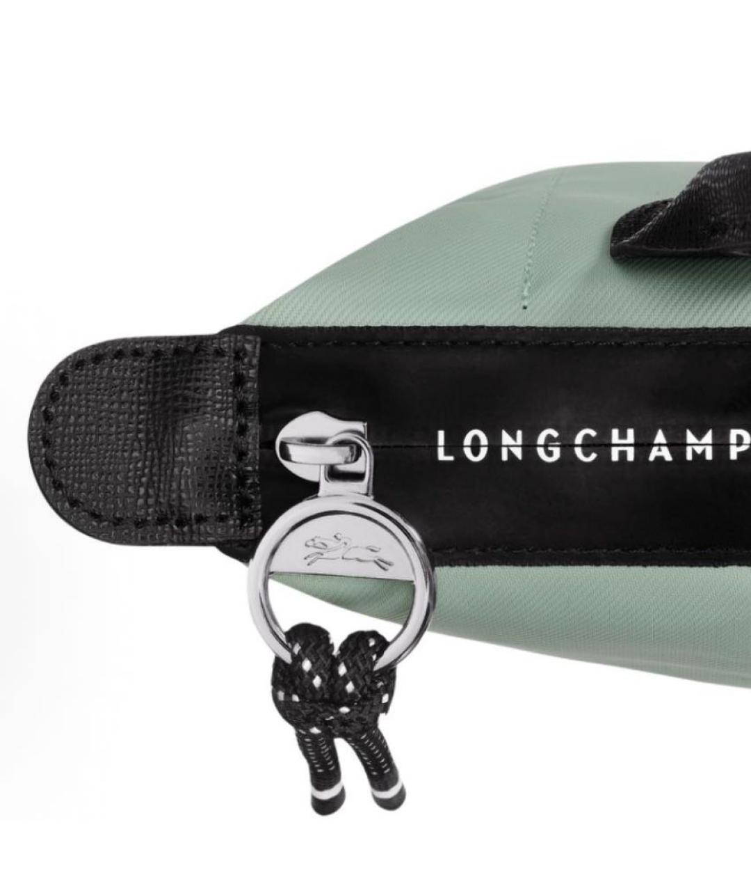 LONGCHAMP Зеленая сумка с короткими ручками, фото 4