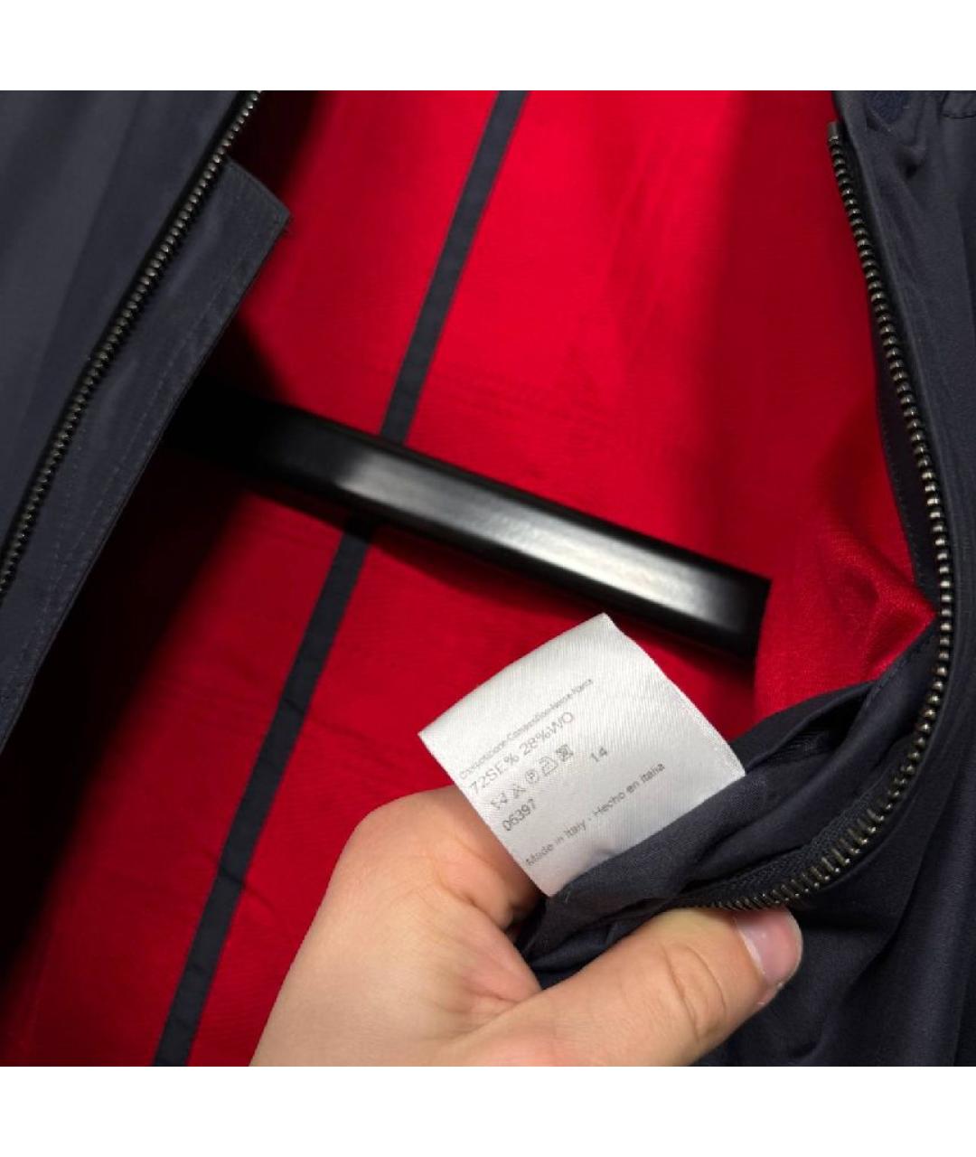BRIONI Темно-синяя шелковая куртка, фото 6