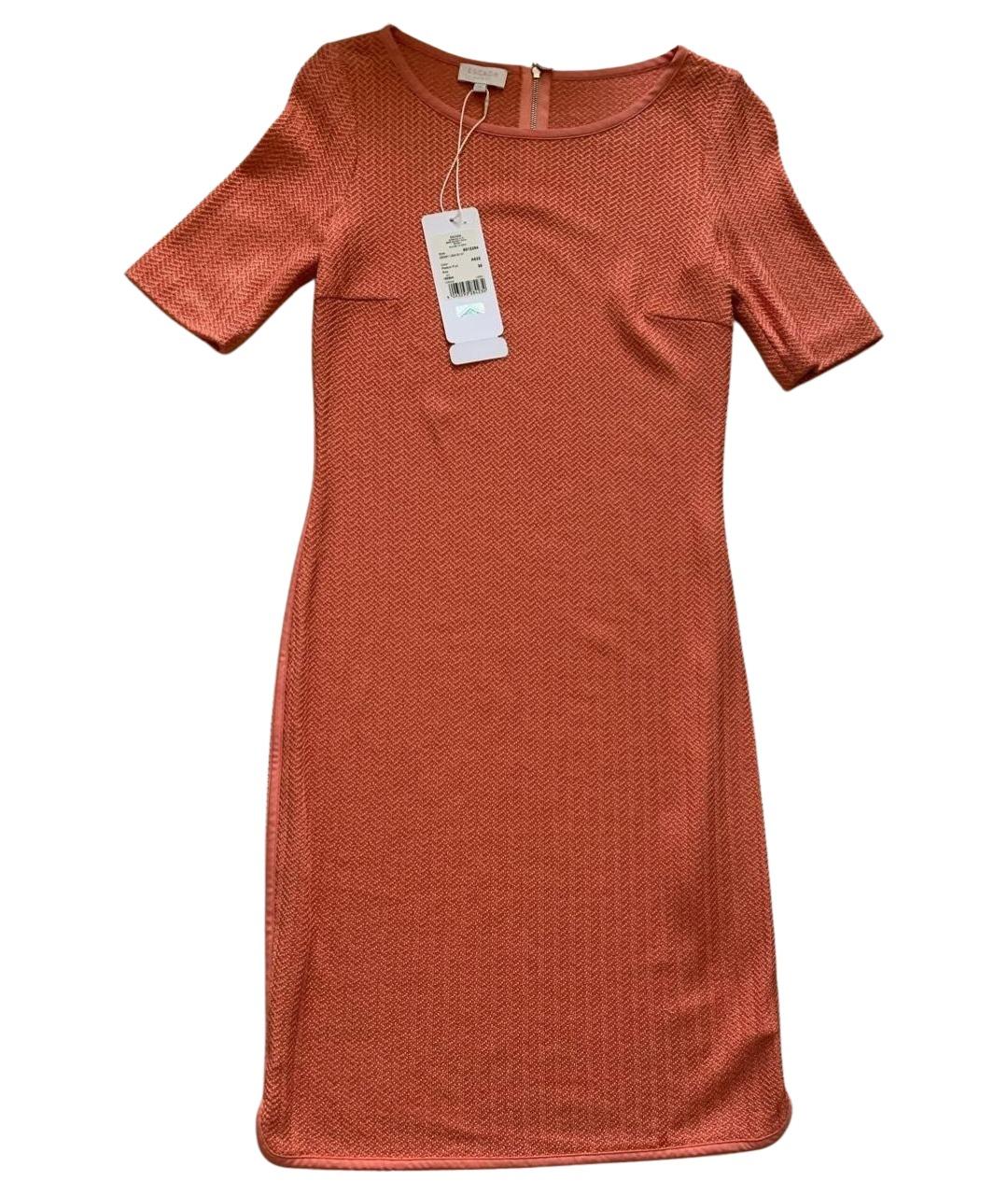 ESCADA Коралловое хлопковое повседневное платье, фото 1