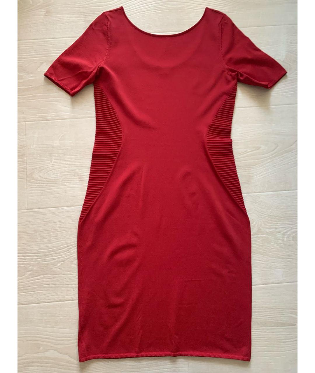 ESCADA Красное полиэстеровое повседневное платье, фото 6