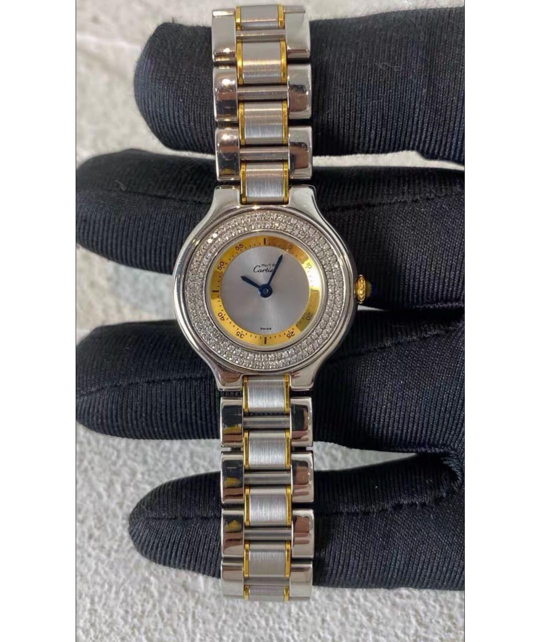 CARTIER Серебряные металлические часы, фото 2