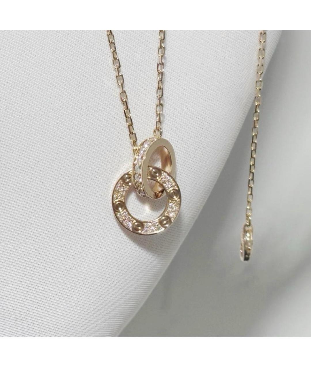 CARTIER Золотая подвеска из розового золота, фото 2