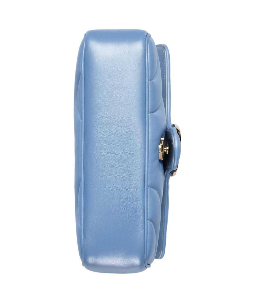 GUCCI Голубая кожаная сумка через плечо, фото 4
