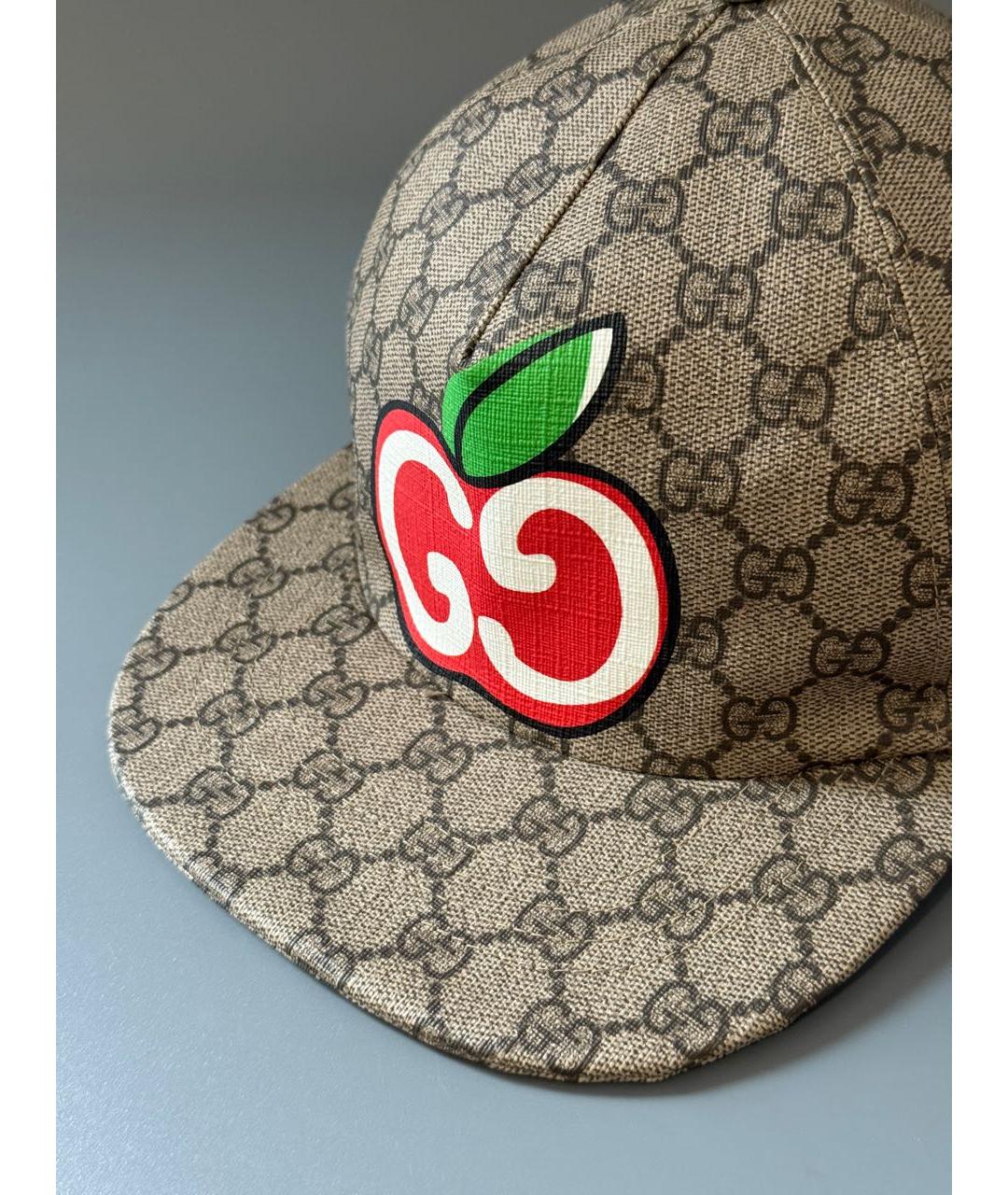 GUCCI Бежевая кепка, фото 4