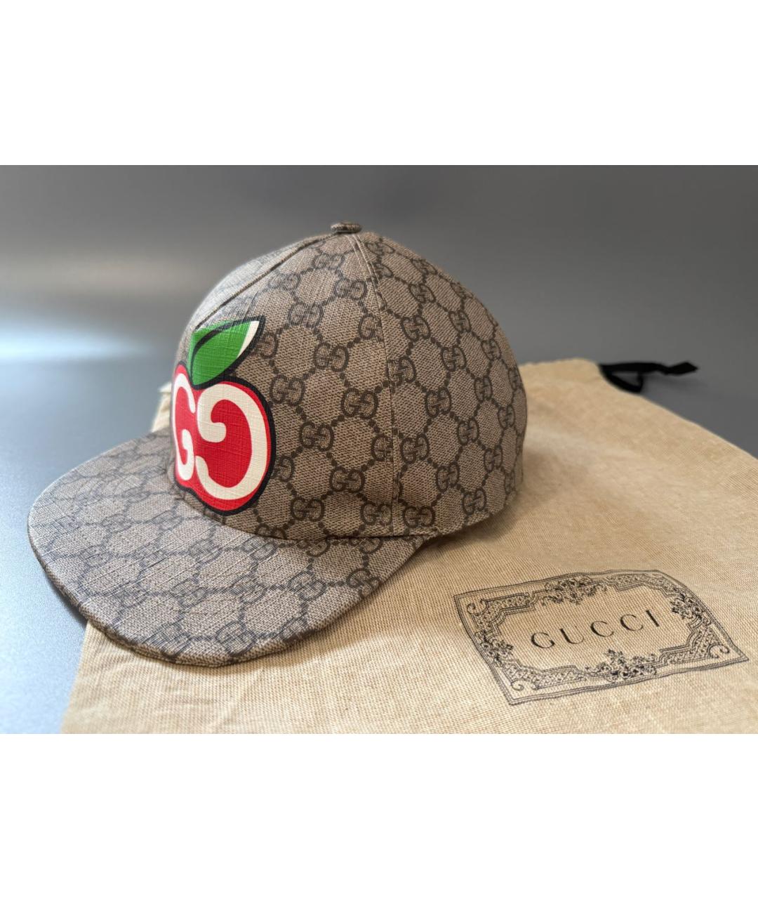 GUCCI Бежевая кепка, фото 2