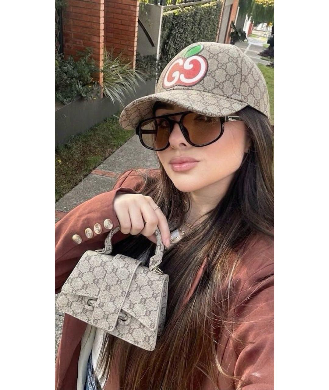 GUCCI Бежевая кепка, фото 8