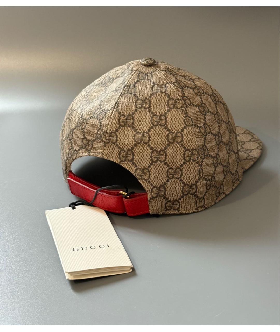 GUCCI Бежевая кепка, фото 6