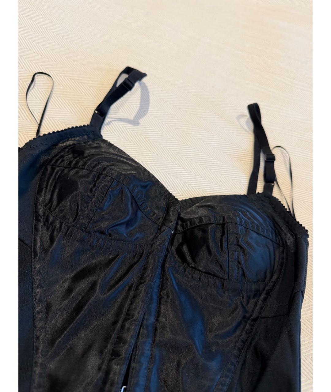 DOLCE&GABBANA Черное коктейльное платье, фото 3