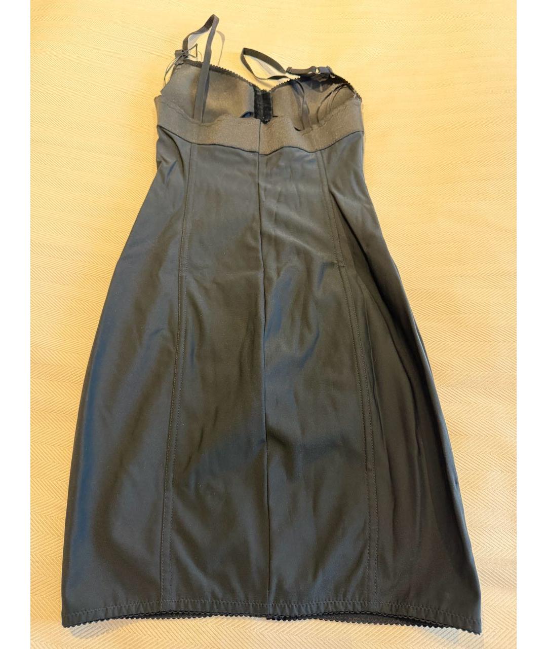 DOLCE&GABBANA Черное коктейльное платье, фото 5