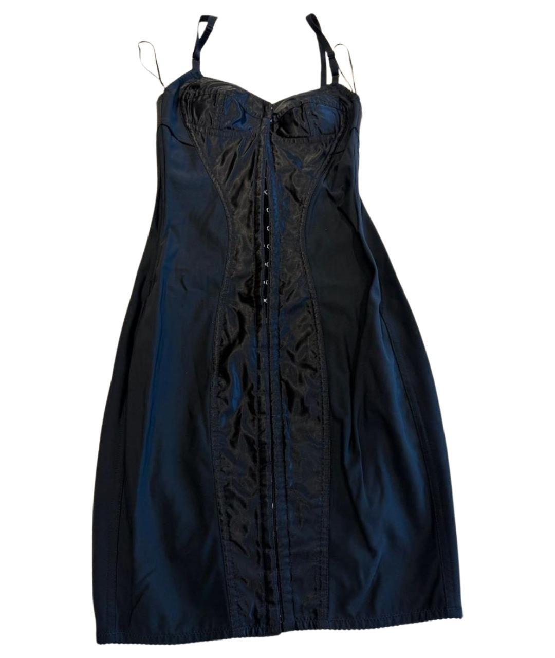 DOLCE&GABBANA Черное коктейльное платье, фото 1