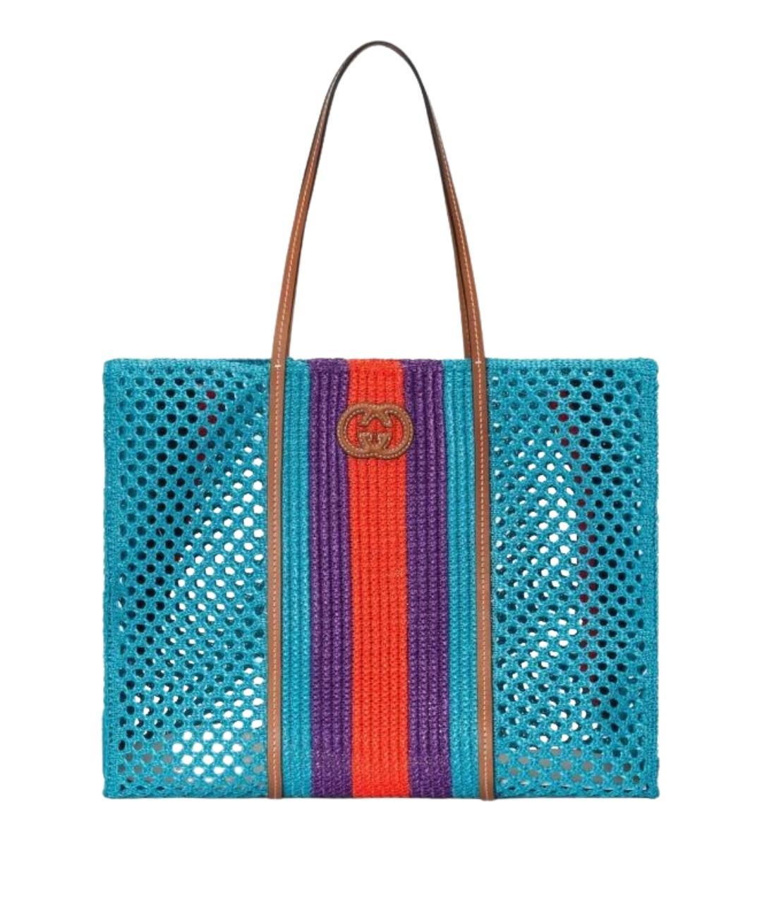 GUCCI Голубая сумка через плечо, фото 1