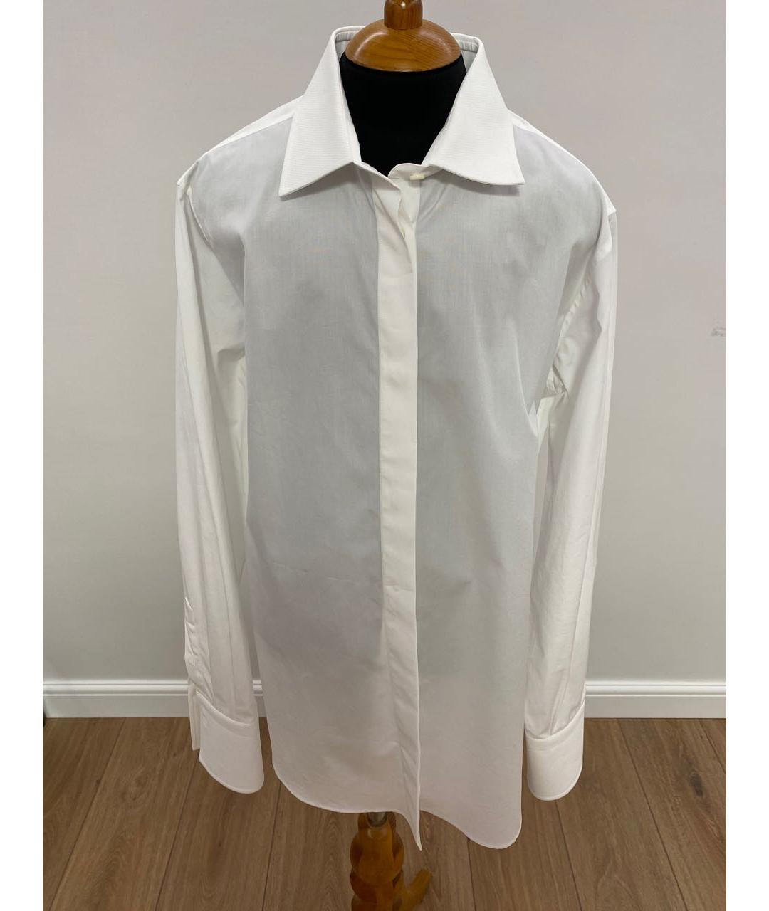 VALENTINO Белая хлопковая рубашка, фото 6