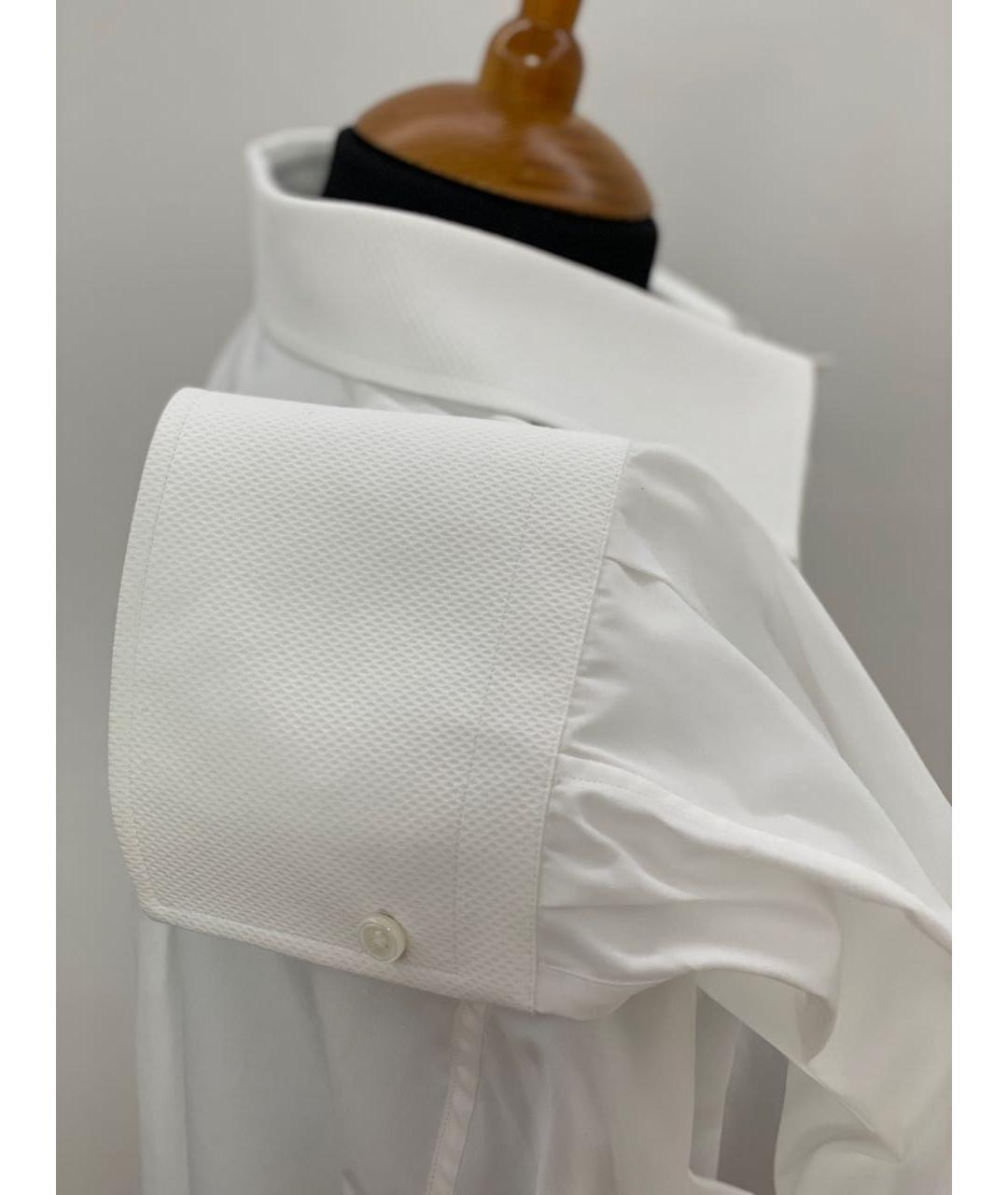 VALENTINO Белая хлопковая рубашка, фото 4