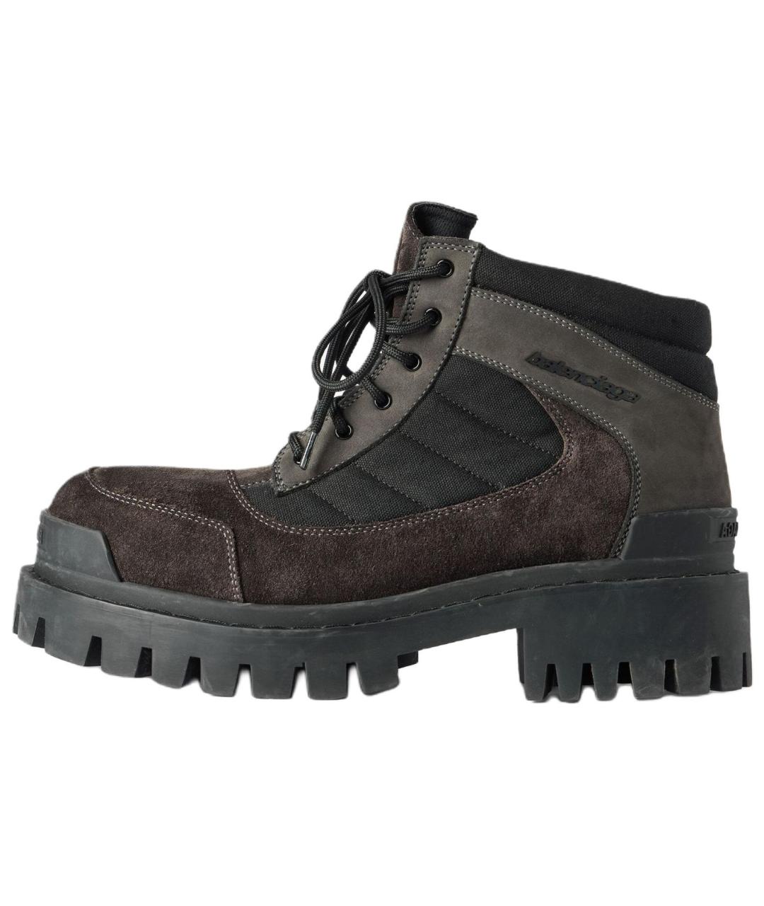 BALENCIAGA Коричневые ботинки, фото 2