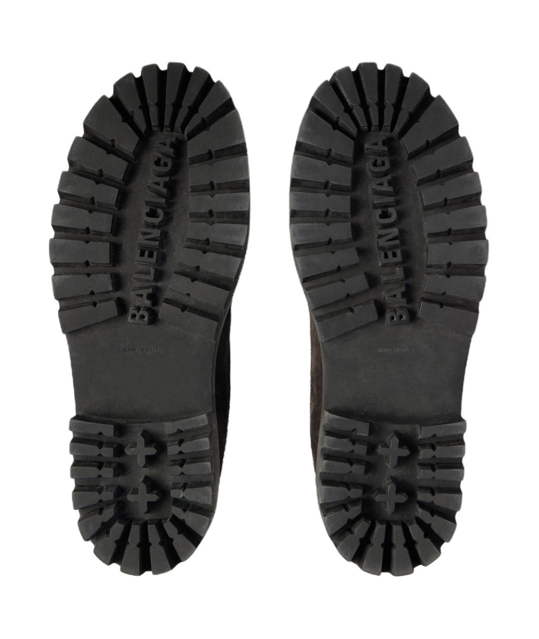 BALENCIAGA Коричневые ботинки, фото 4